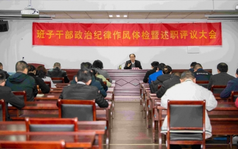 强化责任、提振精神，奋发进取、迈出新步！ ---班子干部政治纪律作风检视暨述职评议情况